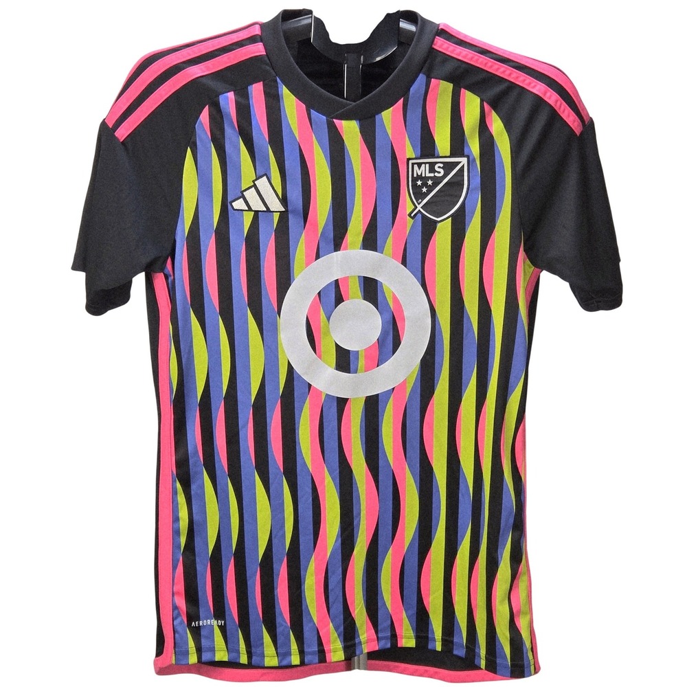 Men's Adidas Small MLS All Star Game 2024 Target Jersey Neon 90's Inspired